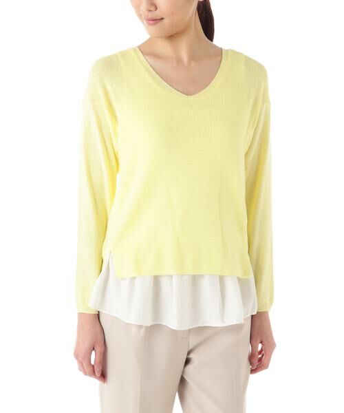 ＊＊NATURAL BEAUTY BASIC / ナチュラルビューティーベーシック ニット・セーター | インナーレイヤードニット | 詳細10