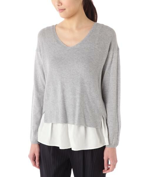 ＊＊NATURAL BEAUTY BASIC / ナチュラルビューティーベーシック ニット・セーター | インナーレイヤードニット | 詳細14