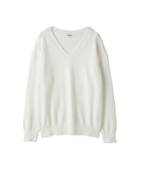 ＊＊NATURAL BEAUTY BASIC / ナチュラルビューティーベーシック ニット・セーター | ユーティリティニット（ホワイト1）