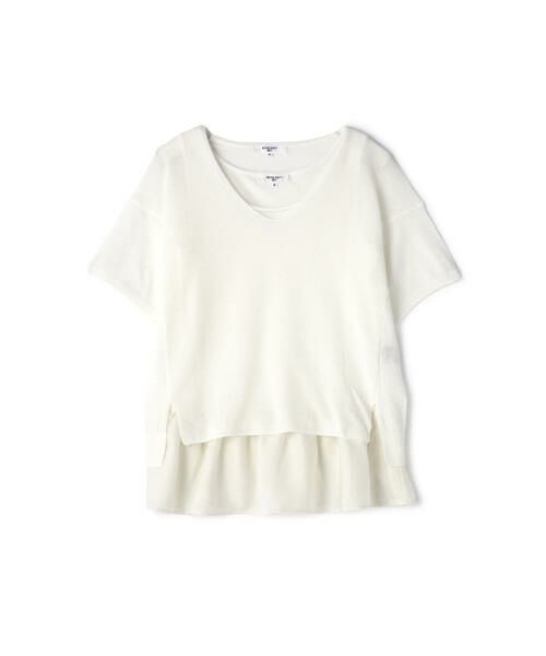 ＊＊NATURAL BEAUTY BASIC / ナチュラルビューティーベーシック ニット・セーター | インナーレイヤードニット（オフ1）