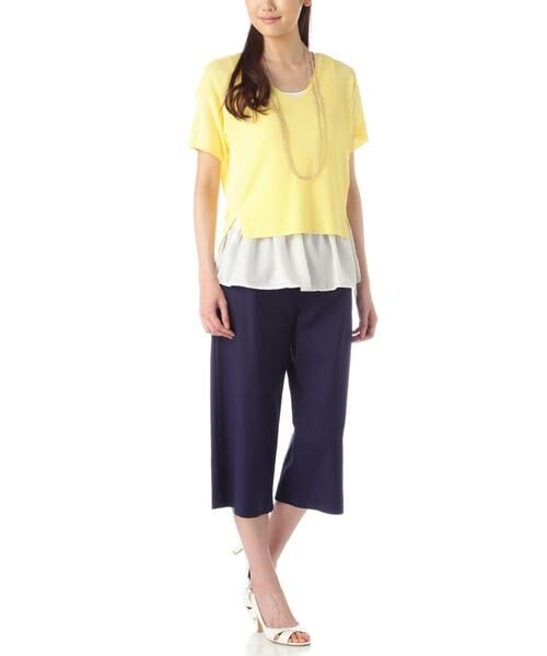 ＊＊NATURAL BEAUTY BASIC / ナチュラルビューティーベーシック ニット・セーター | インナーレイヤードニット | 詳細4