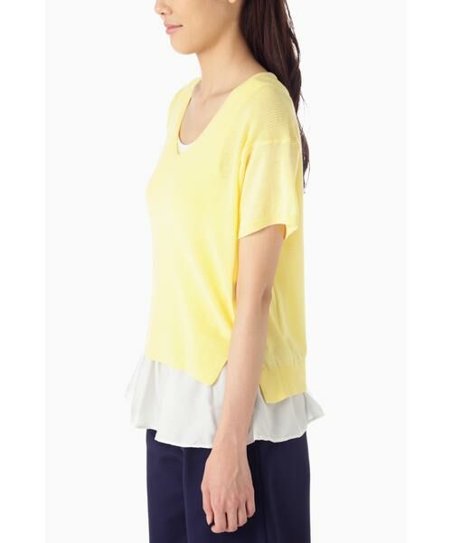 ＊＊NATURAL BEAUTY BASIC / ナチュラルビューティーベーシック ニット・セーター | インナーレイヤードニット | 詳細6