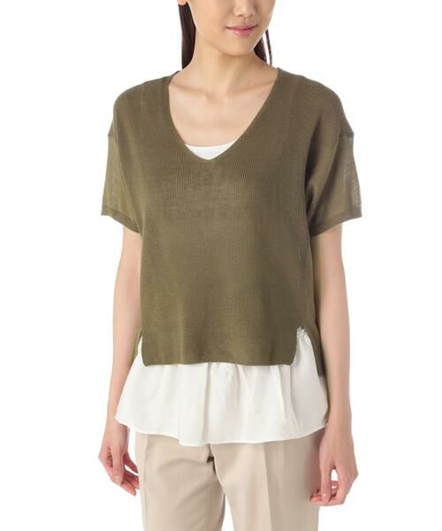 ＊＊NATURAL BEAUTY BASIC / ナチュラルビューティーベーシック ニット・セーター | インナーレイヤードニット | 詳細12