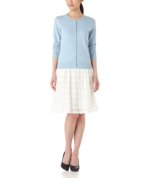 ＊＊NATURAL BEAUTY BASIC / ナチュラルビューティーベーシック カーディガン・ボレロ | ラウンドネックニットカーディガン | 詳細2