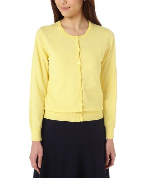 ＊＊NATURAL BEAUTY BASIC / ナチュラルビューティーベーシック カーディガン・ボレロ | ラウンドネックニットカーディガン | 詳細4