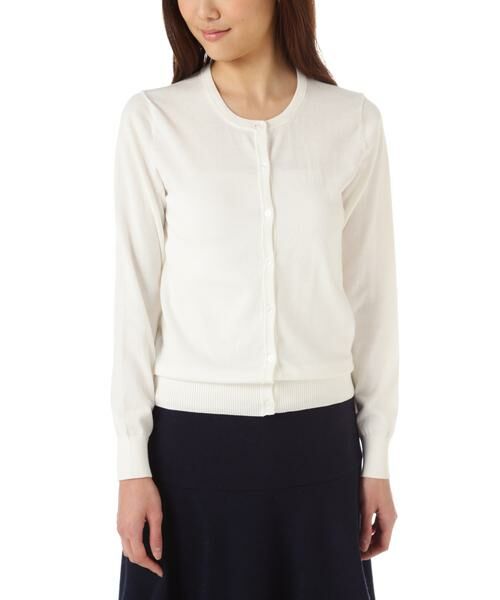 ＊＊NATURAL BEAUTY BASIC / ナチュラルビューティーベーシック カーディガン・ボレロ | ラウンドネックニットカーディガン | 詳細13