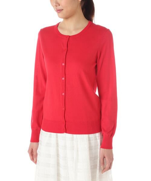 ＊＊NATURAL BEAUTY BASIC / ナチュラルビューティーベーシック カーディガン・ボレロ | ラウンドネックニットカーディガン | 詳細30