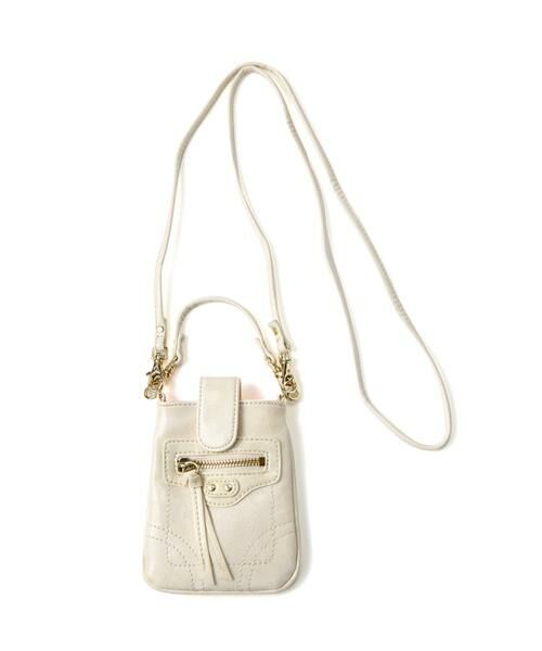＊＊NATURAL BEAUTY BASIC / ナチュラルビューティーベーシック ショルダーバッグ | SMAPOミニショルダーバック（ホワイト）
