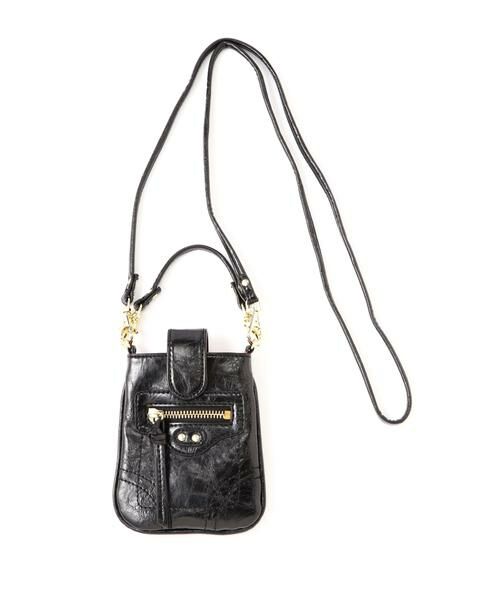 ＊＊NATURAL BEAUTY BASIC / ナチュラルビューティーベーシック ショルダーバッグ | SMAPOミニショルダーバック（ブラック）