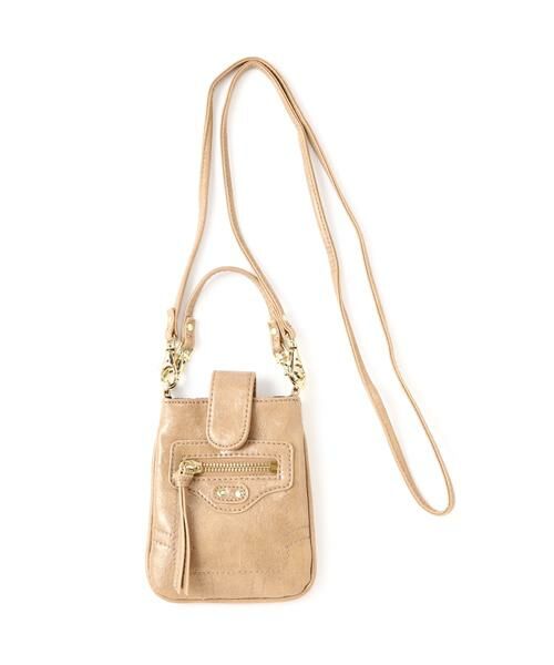 ＊＊NATURAL BEAUTY BASIC / ナチュラルビューティーベーシック ショルダーバッグ | SMAPOミニショルダーバック（ベージュ）