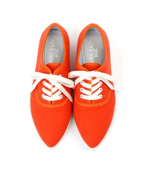 ＊＊NATURAL BEAUTY BASIC / ナチュラルビューティーベーシック スニーカー | ポインテットスニーカー（レッド）