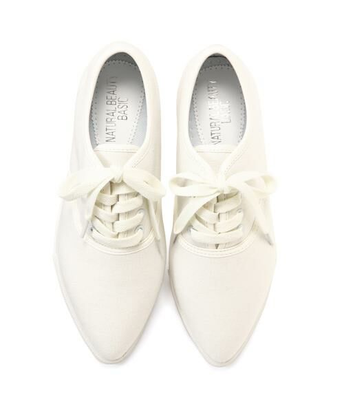 ＊＊NATURAL BEAUTY BASIC / ナチュラルビューティーベーシック スニーカー | ポインテットスニーカー（ホワイト）