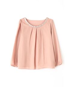 ビジューブラウス