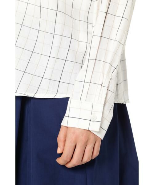 ＊＊NATURAL BEAUTY BASIC / ナチュラルビューティーベーシック シャツ・ブラウス | ボウタイチェックブラウス | 詳細6