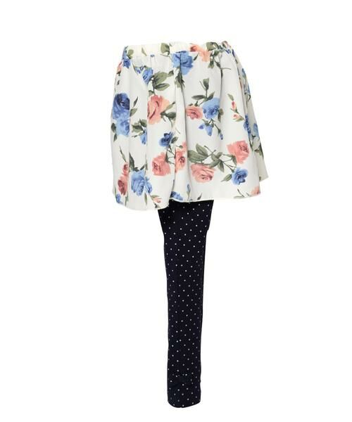 ＊＊NATURAL BEAUTY BASIC / ナチュラルビューティーベーシック ベビー・キッズウエア | ドットレギンス＆フラワーミニスカートセット | 詳細2