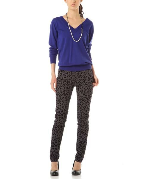 **NATURAL BEAUTY BASIC / ナチュラルビューティーベーシック パンツ | レオパードスキニーパンツ | 詳細2