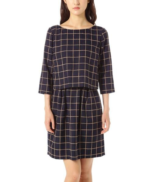 セール チェックワンピース ワンピース Natural Beauty Basic ナチュラルビューティーベーシック ファッション通販 タカシマヤファッションスクエア