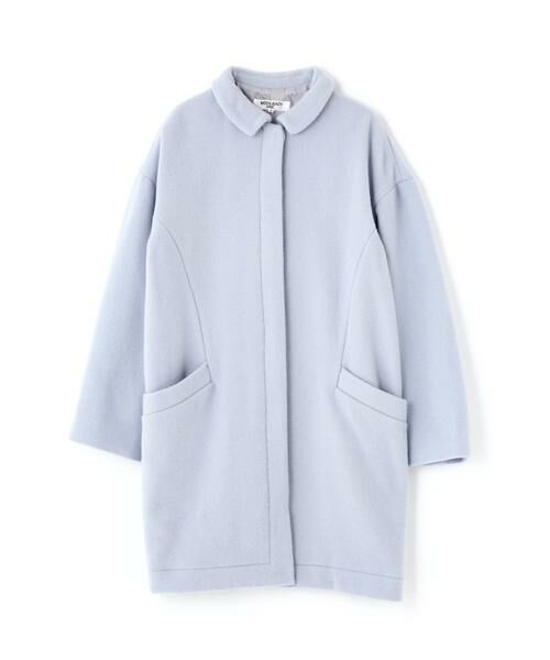 ＊＊NATURAL BEAUTY BASIC / ナチュラルビューティーベーシック アウター | ドロップショルダーコート（ブルー）