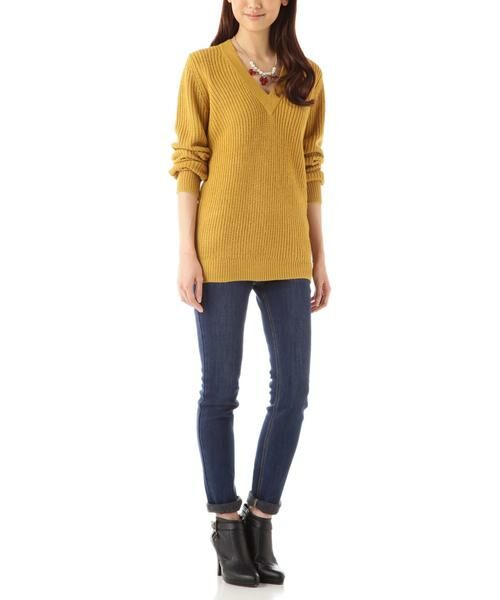 ＊＊NATURAL BEAUTY BASIC / ナチュラルビューティーベーシック ニット・セーター | Vネックニット | 詳細4