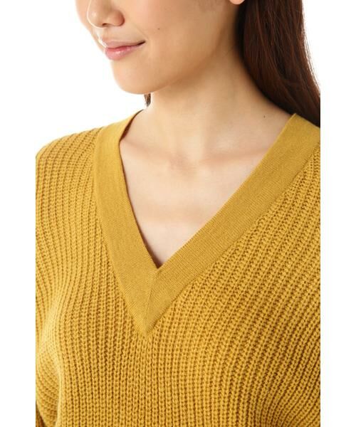 ＊＊NATURAL BEAUTY BASIC / ナチュラルビューティーベーシック ニット・セーター | Vネックニット | 詳細7