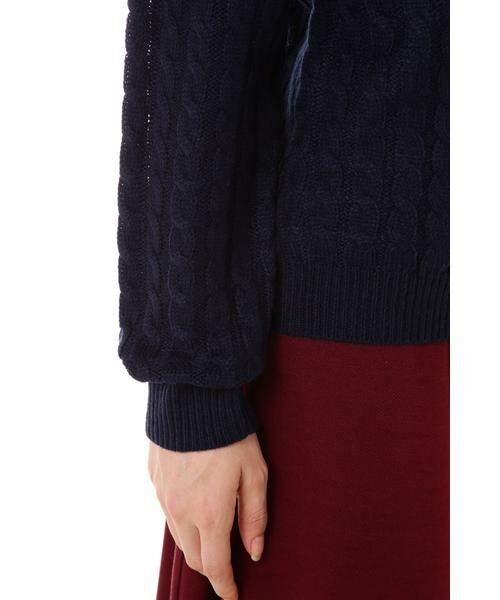 ＊＊NATURAL BEAUTY BASIC / ナチュラルビューティーベーシック ニット・セーター | ケーブルニット | 詳細9