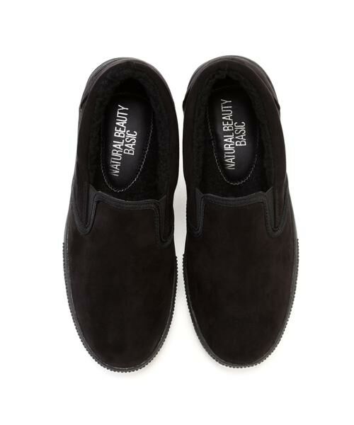 ＊＊NATURAL BEAUTY BASIC / ナチュラルビューティーベーシック スニーカー | スリッポン（ブラック）
