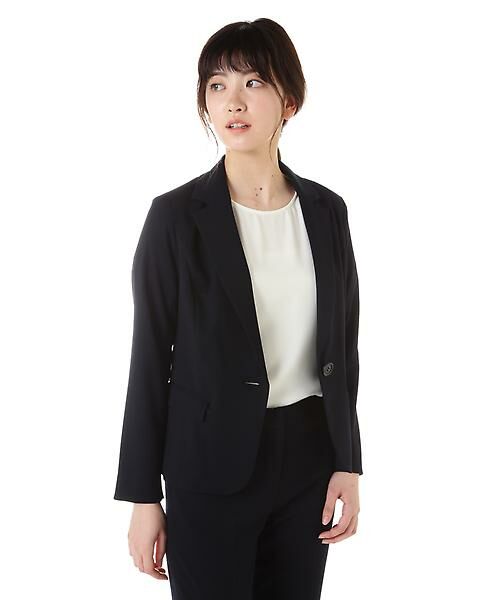 セール ハイカウントドビーウォッシャブルセットアップテーラードジャケット ブルゾン Natural Beauty Basic ナチュラルビューティーベーシック ファッション通販 タカシマヤファッションスクエア