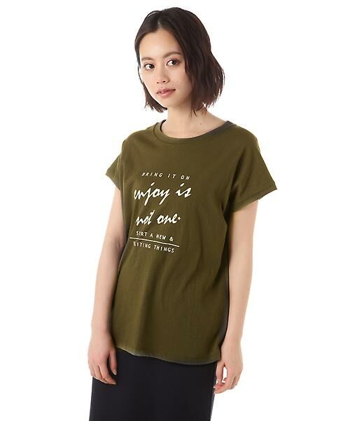 セール Enjoyロゴtシャツ Tシャツ Natural Beauty Basic ナチュラルビューティーベーシック ファッション通販 タカシマヤファッションスクエア