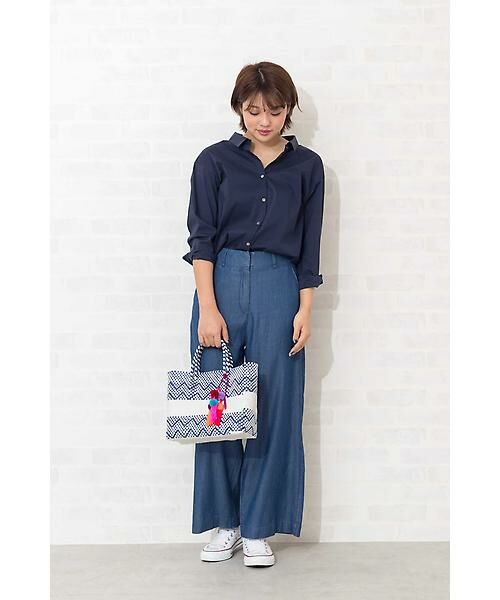 ウォッシャブル コットンテンセルワイドパンツ パンツ Natural Beauty Basic ナチュラルビューティーベーシック ファッション通販 タカシマヤファッションスクエア