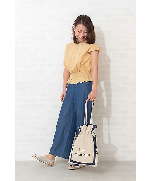 ウォッシャブル コットンテンセルワイドパンツ パンツ Natural Beauty Basic ナチュラルビューティーベーシック ファッション通販 タカシマヤファッションスクエア