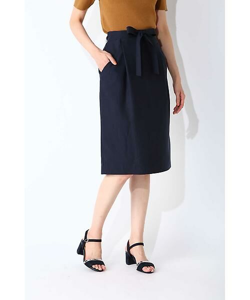 ウエストリボンタイトスカート スカート Natural Beauty Basic ナチュラルビューティーベーシック ファッション通販 タカシマヤ ファッションスクエア