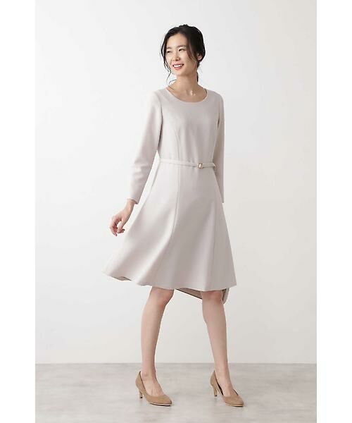 ウォッシャブル ジョーゼットフィット フレアワンピース ワンピース Natural Beauty Basic ナチュラルビューティーベーシック ファッション通販 タカシマヤファッションスクエア