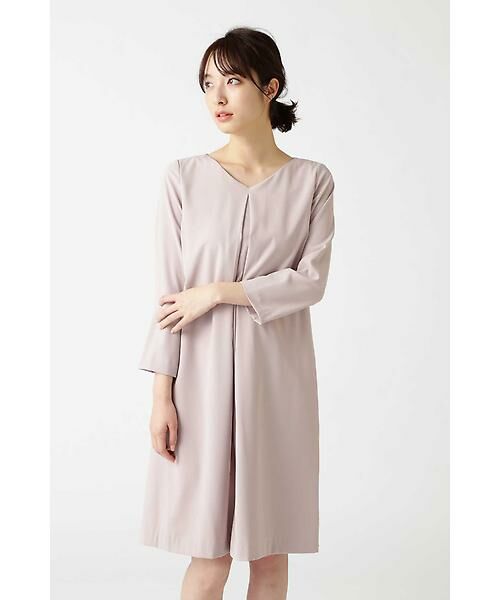 洗える Vネックタックワンピース ワンピース Natural Beauty Basic ナチュラルビューティーベーシック ファッション通販 タカシマヤファッションスクエア