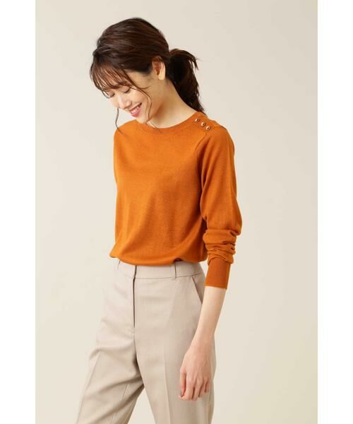 Oggi 11月号掲載 洗える オータムカラーニット ニット セーター Natural Beauty Basic ナチュラルビューティーベーシック ファッション通販 タカシマヤファッションスクエア
