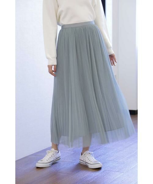 チュールプリーツスカート スカート Natural Beauty Basic ナチュラルビューティーベーシック ファッション通販 タカシマヤファッションスクエア
