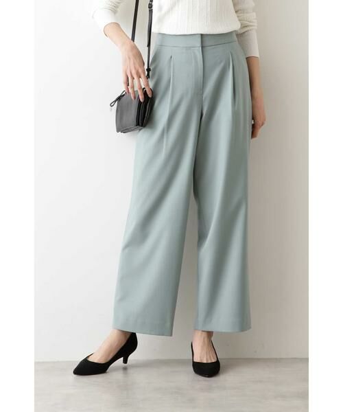 セール 洗える Trギャバストレートパンツ パンツ Natural Beauty Basic ナチュラルビューティーベーシック ファッション通販 タカシマヤファッションスクエア