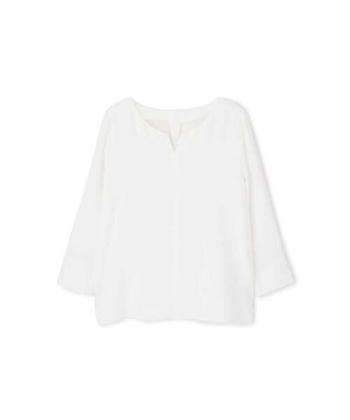 ＊＊NATURAL BEAUTY BASIC / ナチュラルビューティーベーシック シャツ・ブラウス | [WEB限定]エアリーダブルクロスブラウス◆ | 詳細1