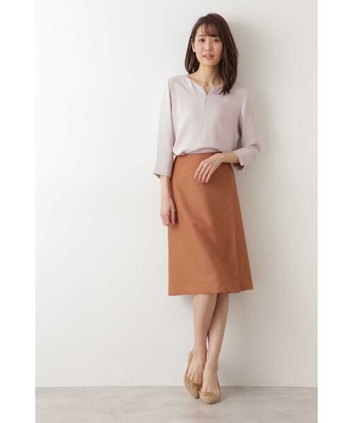 ＊＊NATURAL BEAUTY BASIC / ナチュラルビューティーベーシック シャツ・ブラウス | [WEB限定]エアリーダブルクロスブラウス◆ | 詳細9