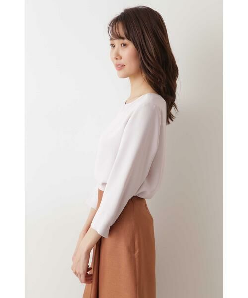 ＊＊NATURAL BEAUTY BASIC / ナチュラルビューティーベーシック シャツ・ブラウス | [WEB限定]エアリーダブルクロスブラウス◆ | 詳細11