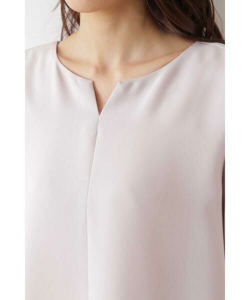 ＊＊NATURAL BEAUTY BASIC / ナチュラルビューティーベーシック シャツ・ブラウス | [WEB限定]エアリーダブルクロスブラウス◆ | 詳細12