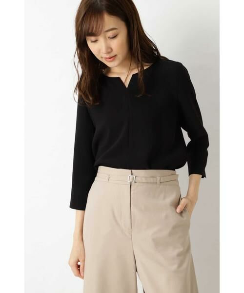 ＊＊NATURAL BEAUTY BASIC / ナチュラルビューティーベーシック シャツ・ブラウス | [WEB限定]エアリーダブルクロスブラウス◆ | 詳細18