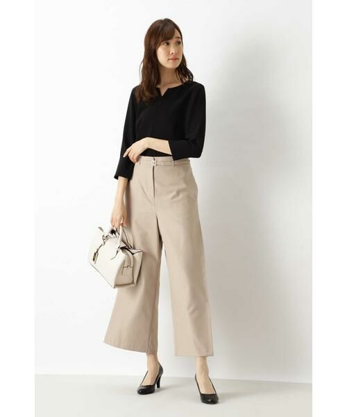 ＊＊NATURAL BEAUTY BASIC / ナチュラルビューティーベーシック シャツ・ブラウス | [WEB限定]エアリーダブルクロスブラウス◆ | 詳細19