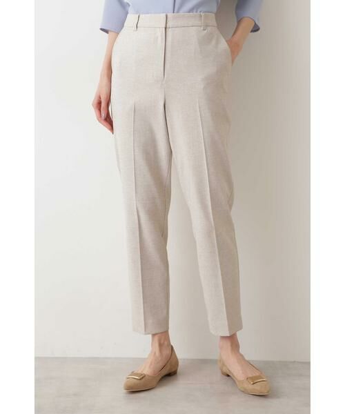 セール 麻混オックスベーシックパンツ パンツ Natural Beauty Basic ナチュラルビューティーベーシック ファッション通販 タカシマヤファッションスクエア