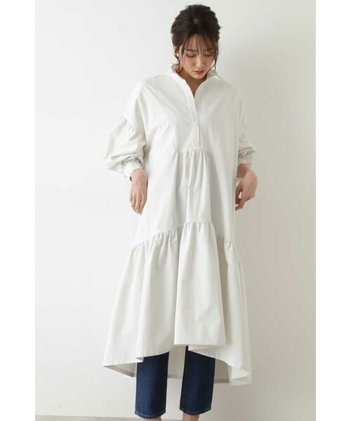 セール ボリュームティアードワンピース ワンピース Natural Beauty Basic ナチュラルビューティーベーシック ファッション通販 タカシマヤファッションスクエア