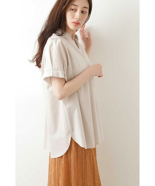 セール タックスリーブスキッパーチュニック シャツ ブラウス Natural Beauty Basic ナチュラルビューティーベーシック ファッション通販 タカシマヤファッションスクエア