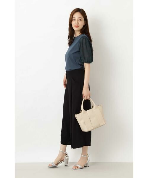 セール 洗える ワイドタックガウチョパンツ パンツ Natural Beauty Basic ナチュラルビューティーベーシック ファッション通販 タカシマヤファッションスクエア