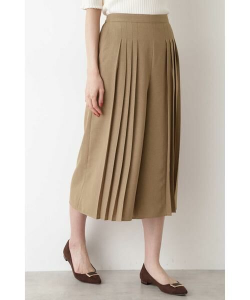 セール 洗える プリーツタックガウチョパンツ パンツ Natural Beauty Basic ナチュラルビューティーベーシック ファッション通販 タカシマヤファッションスクエア