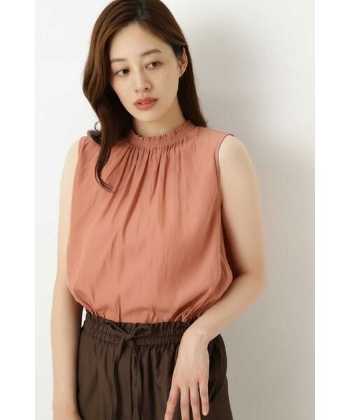 割繊サテンギャザーブラウス シャツ ブラウス Natural Beauty Basic ナチュラルビューティーベーシック ファッション通販 タカシマヤファッションスクエア