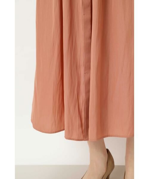 洗える 割繊サテンギャザーワンピース ワンピース Natural Beauty Basic ナチュラルビューティーベーシック ファッション通販 タカシマヤファッションスクエア