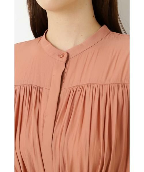 洗える 割繊サテンギャザーワンピース ワンピース Natural Beauty Basic ナチュラルビューティーベーシック ファッション通販 タカシマヤファッションスクエア